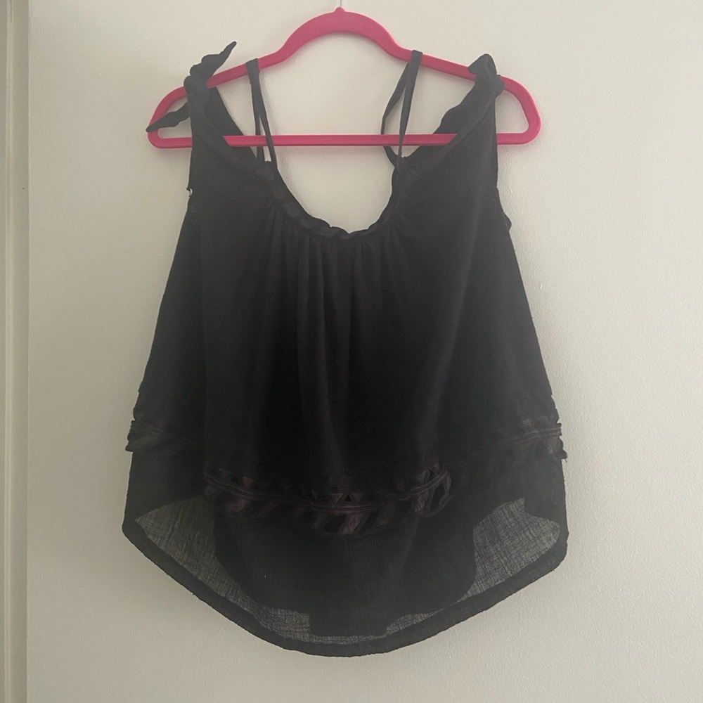 Free People tank top. Off shoulder small